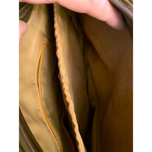 Concealed Carry Textured Brown Leather Purse Elephant Dangle Shoulder Bag EUC - Picture 6 of 6